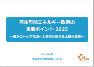 RE Policy Report 2025 cover